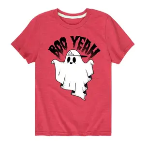Футболка для мальчиков 8-20 лет с принтом "Boo yeah" Licensed Character, красный
