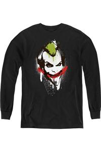 Батмен Джокер худи с крупным принтом для подростков Gildan, черный