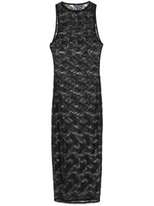 Платье миди из кружева Chantilly Maison Close, черный