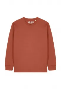 Простая плотная футболка, размер 26, с длинным рукавом. Mira Paris, Brown