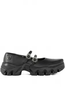 Туфли с заклепками-шипами Rombaut, черный