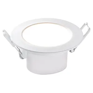 HEITRONIC Светодиодный точечный светильник «DL7002», 1 лампочка, источник света Светодиодный модуль | Прочно встроенный светодиодный светильник, направленный светильник, подходит для наружных и влажных помещений, + сменная крышка, белый