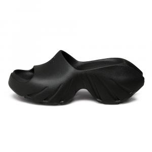 SMFK Резиновые сандалии Quiet Slide женские, графитово-черные