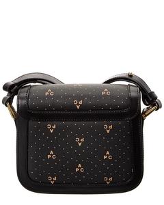 Миниатюрная кожаная сумка через плечо APC Grace, черный