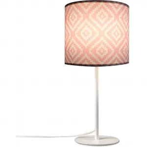 Настольная лампа Luca Stella E14 ткань ночник винтаж ретро с вилкой современный ночник Paco Home, белый