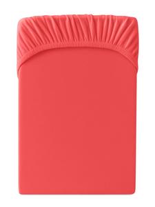 Cats Collection Простыня на резинке из высококачественного трикотажа, красная