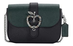 Кожаная сумка-кроссбод Gemma Trumpets от COACH для женщин, цвет Jasper Black Multicolor