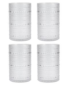 Набор из 4 стаканов для напитков Orbetto Outdoor Iced Beverage Glasses объемом 13 унций (373 мл) Fortessa, прозрачный