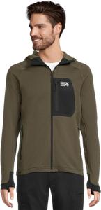 Мужская толстовка с капюшоном Polartec Power Grid на молнии Mountain Hardwear, Ridgeline Heather