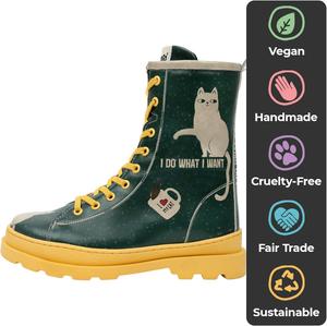 Сапоги DOGO Gisele для женщин - ручная работа, из веганской кожи, средние сапоги, I Do What I Want