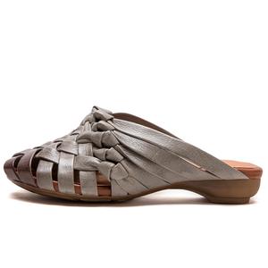 Женские плетеные сандалии с закрытым носком Jay, Gray