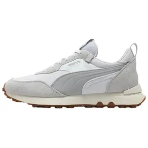 PUMA Низкие повседневные кроссовки Rider FV унисекс, белые, серые