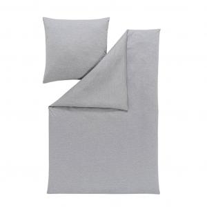 Estella Atelier - Комплект постельного белья из джерси интерлок Mako TAKOMA цвет серый размер 135х200+80х80 см
