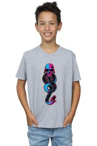 Неоновая футболка с темной меткой Harry Potter, серый