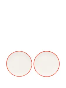 Набор dé из двух тарелок, 24 см, Ann Demeulemeester X Serax, белый