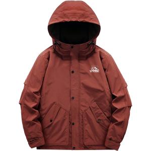 Стеганая куртка унисекс Jeep, красный