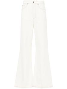 A.P.C. широкие джинсы Clinteau с завышенной талией, серый