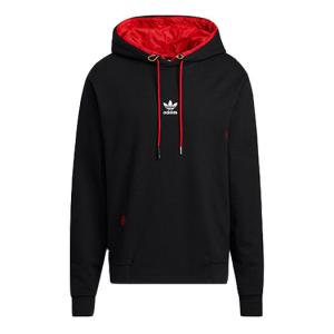 Толстовка adidas originals Unisex Logo Printing Black, черный