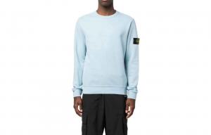 Толстовка мужская небесно-голубая Stone Island, голубой