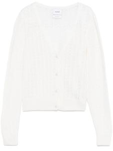 Barrie кашемировый кардиган, белый