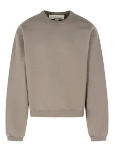 Хлопковый свитшот с круглым вырезом Erl, нейтральный