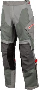 Мужские мотоциклетные брюки KLIM Baja S4 для жаркой погоды и приключений, Cool Gray - Redrock