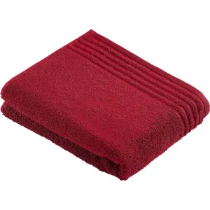 Полотенце для сауны Vienna Style Supersoft с бордюром Vossen, Rubin