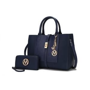Сумка-портфель Yola Satchel с кошельком MKF Collection By Mia K., темно-синий