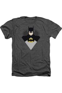 Футболка / футболка Batman Simple Bat для взрослых Heather Gildan, цвет charcoal