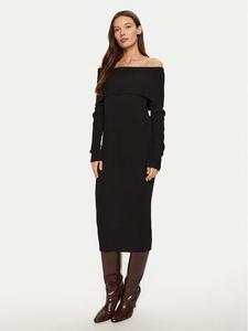 Трикотажное платье приталенного кроя Only, черный