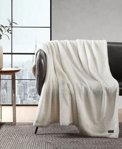 Плед из сплошного искусственного меха, 60x50 Kenneth Cole Reaction, белый