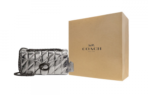 COACH Сумка кроссбоди Tabby из овчины, средняя женская сумка через плечо Anthracite