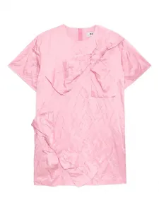 Мини-платье А-силуэта MSGM, розовый