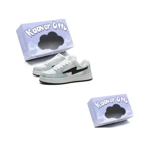 KAAVER OTTO Высокие амортизирующие устойчивые износостойкие низкие скейтбордские кроссовки унисекс Moon Black, цвет Moon Black