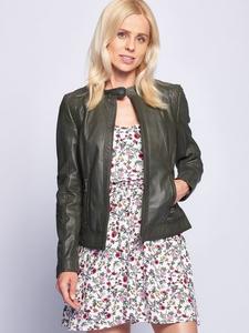 Кожаный пиджак Maze, зеленый