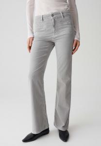 Брюки OPUS PANTS MID RISE LONG FLARED FIT CORD, Hazy Fog Melange/Grey