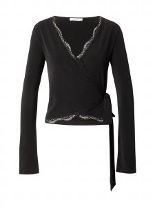 ABOUT YOU Лонгслив в черном цвете