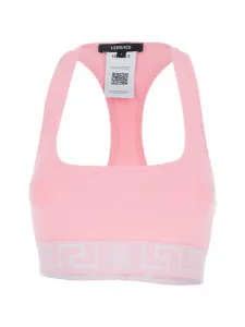 Бюстгальтер с логотипом Versace, розовый