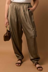 Спортивные брюки Cargo в зеленом цвете GILLI