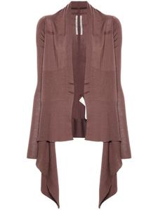 Rick Owens кардиган средней длины с запахом, коричневый