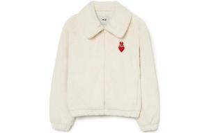 Вельветовая куртка женская экрю MLB