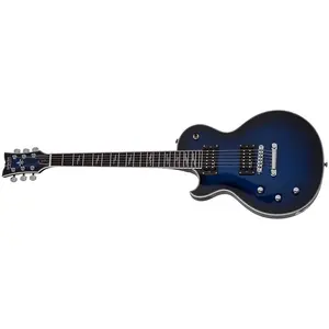Электрогитара Schecter Solo-II Supreme LH для левшей, цвет See-Thru Blue Burst, совершенно новая Solo II