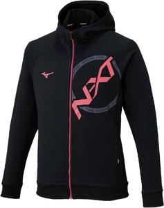 Спортивная одежда Mizuno 32JCC766, носки N-XT, толстовка на молнии, быстросохнущая, черный
