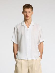 Рубашка на пуговицах классического кроя SELECTED, белый