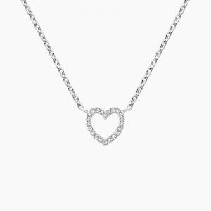 Подвеска с бриллиантами в форме сердца Brilliant Earth