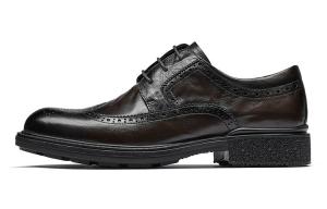 Туфли HARSON Dress Shoes Men Low-Top, черный