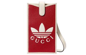 GUCCI Сумка через плечо Adidas Collaboration Leather для телефона мужская red