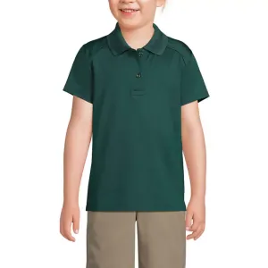 Детская поло с коротким рукавом для девочек 4-16 лет Lands' End, цвет evergreen