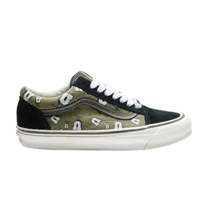 Ботинки Undefeated x OG Old Skool LX Vans, зеленый