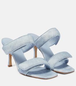 Сандалии из джинсовой ткани Perni 03 Uni Gia Borghini, Denim
